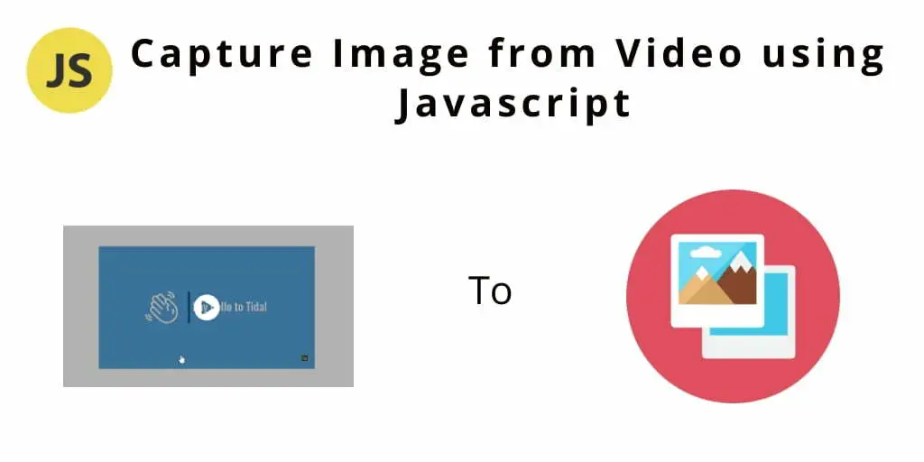 Javascript Capture Image from Video Tutorial