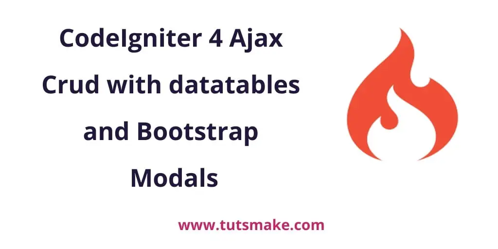 Codeigniter 4 CRUD Operation Using Ajax Tutorial