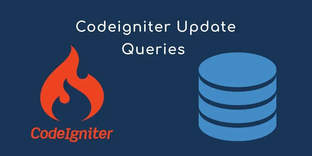 Update Query in Codeigniter Using Where Condition