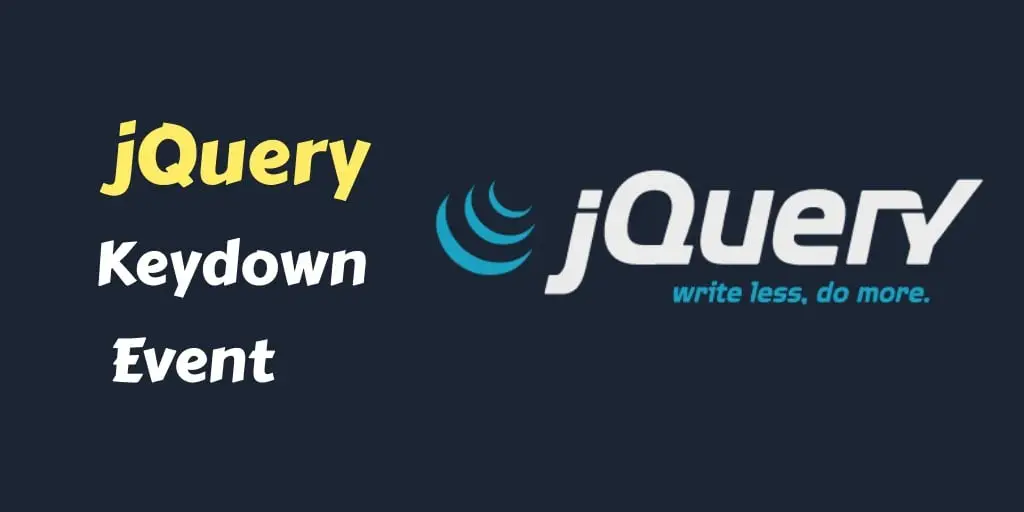 jQuery Keydown Event Method