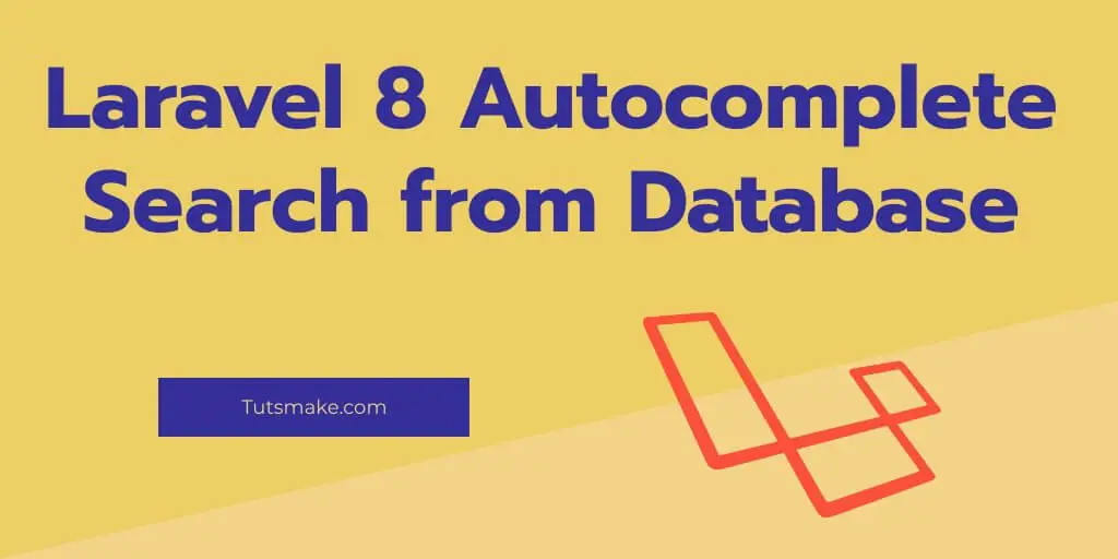 Laravel Autocomplete Search With Jquery UI & Ajax Example