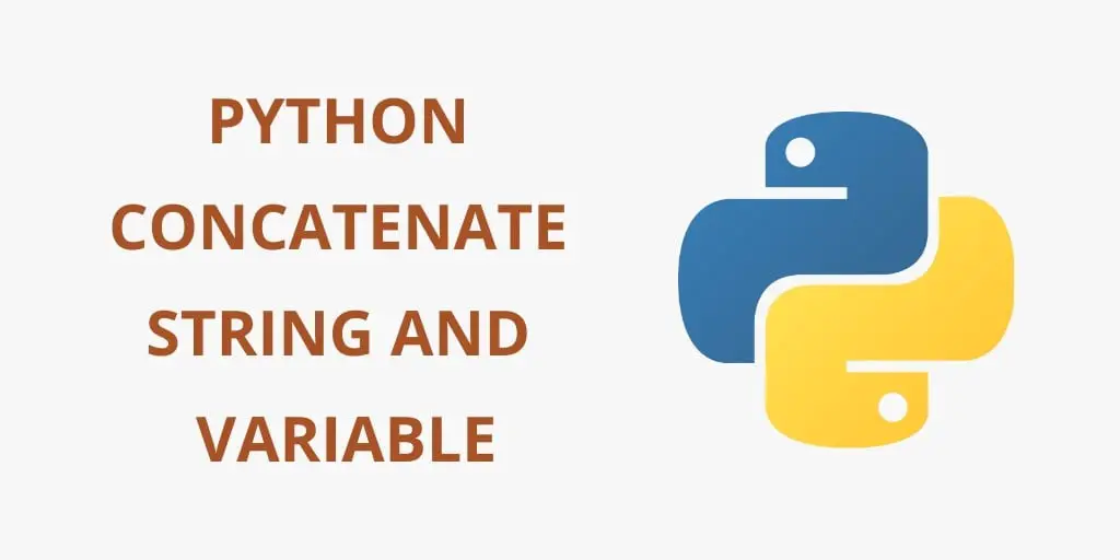 Python Concatenate String and int, float Variable