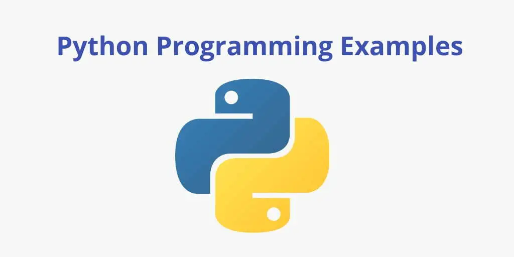 Python Program Examples