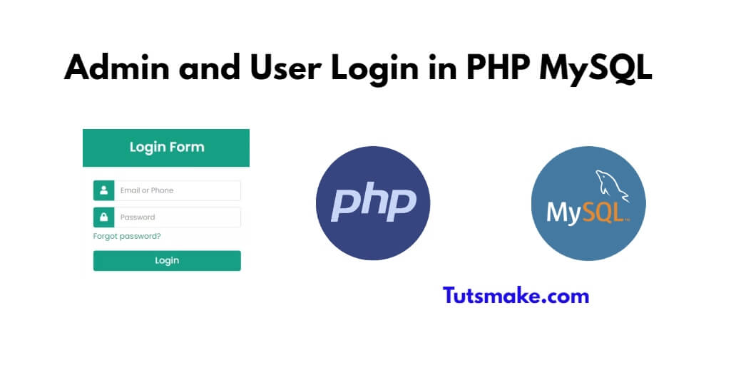 Admin and User Login in PHP MySQL