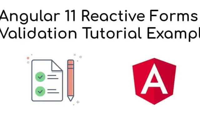 Angular 11 Reactive Forms Validation Tutorial Example