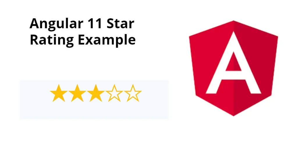 Angular 12/11 Star Rating Example