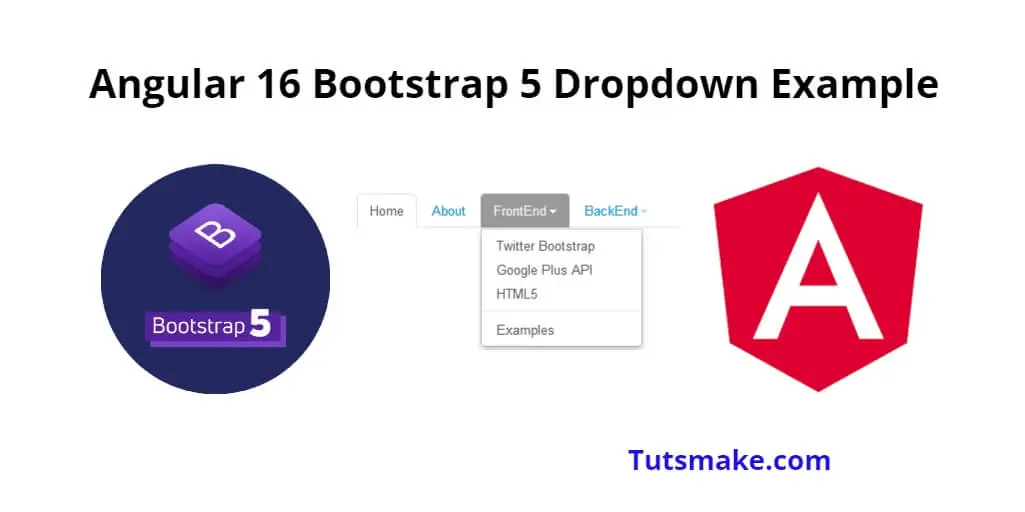 Angular 16 Bootstrap 5 Dropdown Example