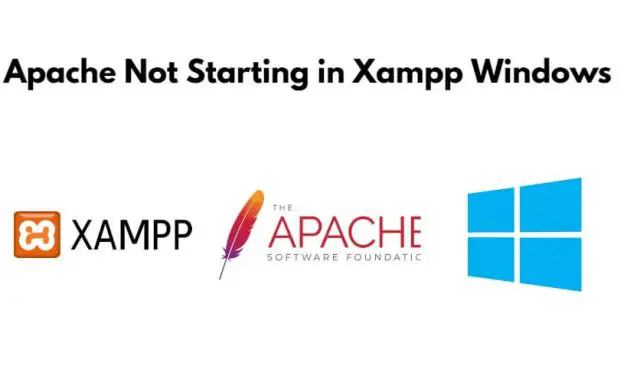 XAMPP Apache not starting on Windows 11/10