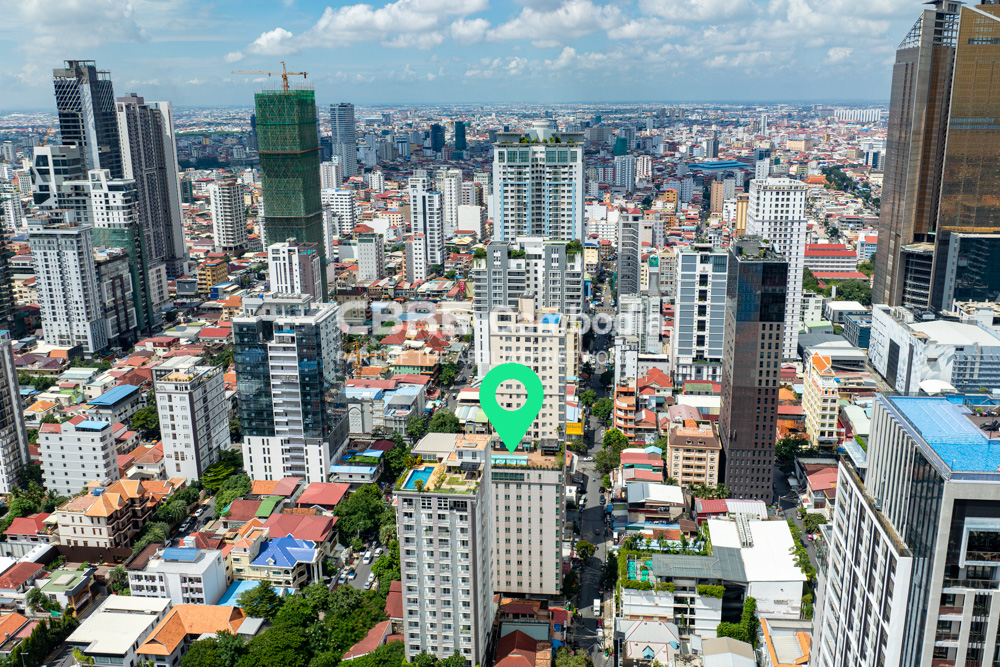 62 Bedroom Apartment Building For Rent | BKK1 | Phnom Penh