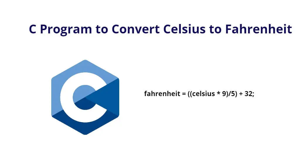 C Program to Convert Celsius to Fahrenheit