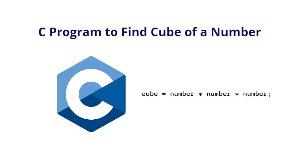 C Program to Find Cube of a Number