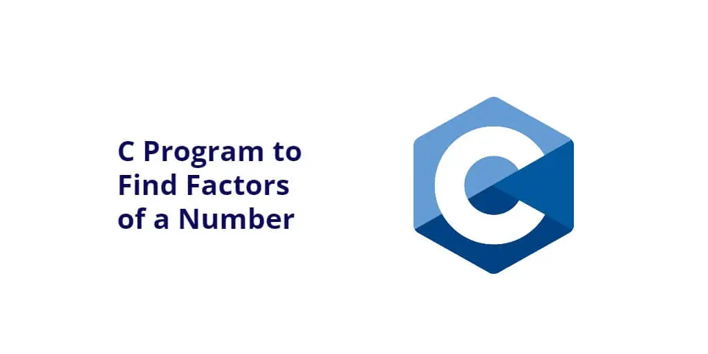 C Program to find Factors of a Number