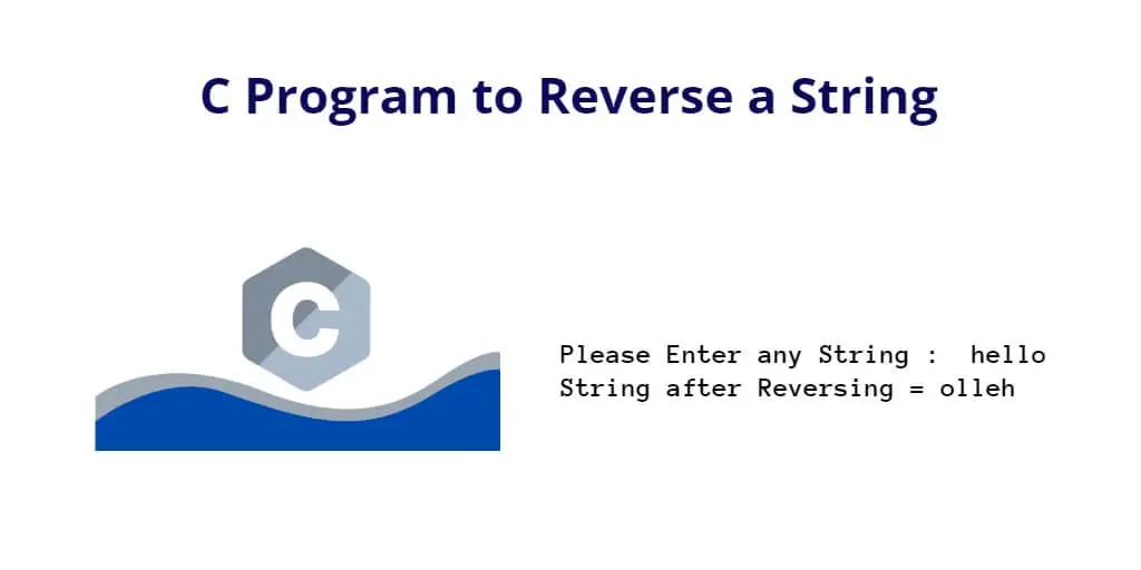 C Program to Reverse a String