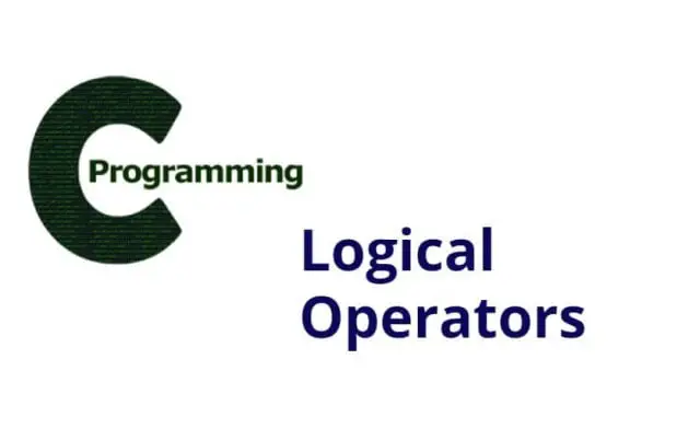 Logical operators in C