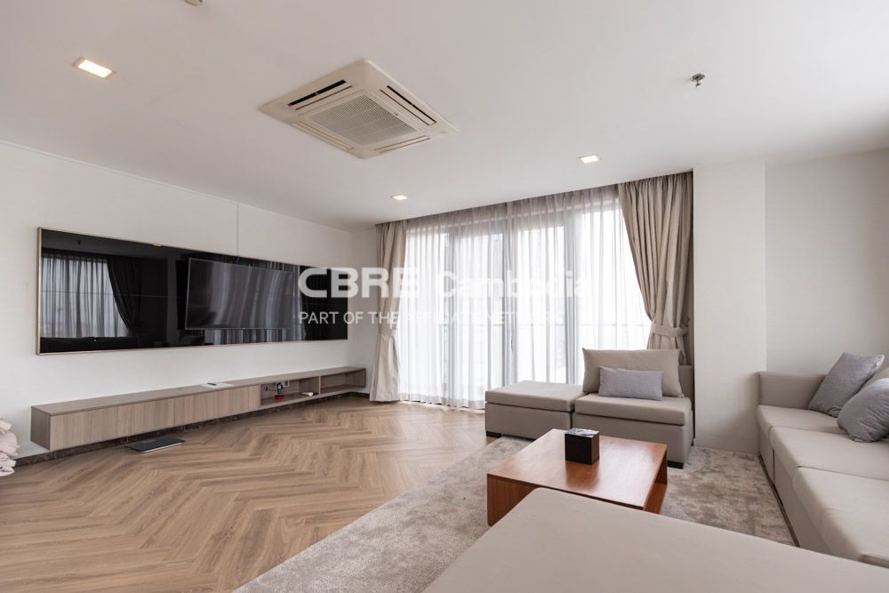 3 Bedroom Serviced Apartment For Rent | BKK1 | Phnom Penh
