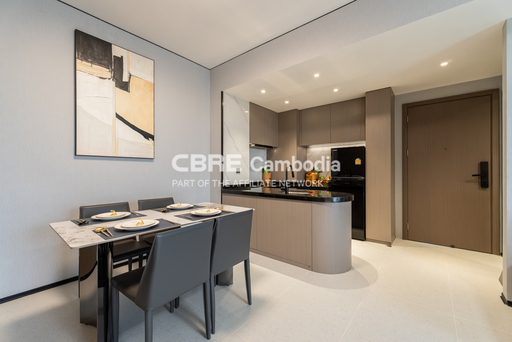 2 Bedroom Condo For Rent – City View | Boeung Kak | Phnom Penh
