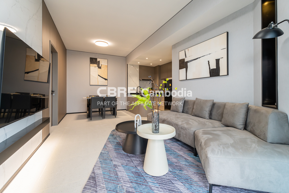 2 Bedroom Condo For Rent – City View | Boeung Kak | Phnom Penh