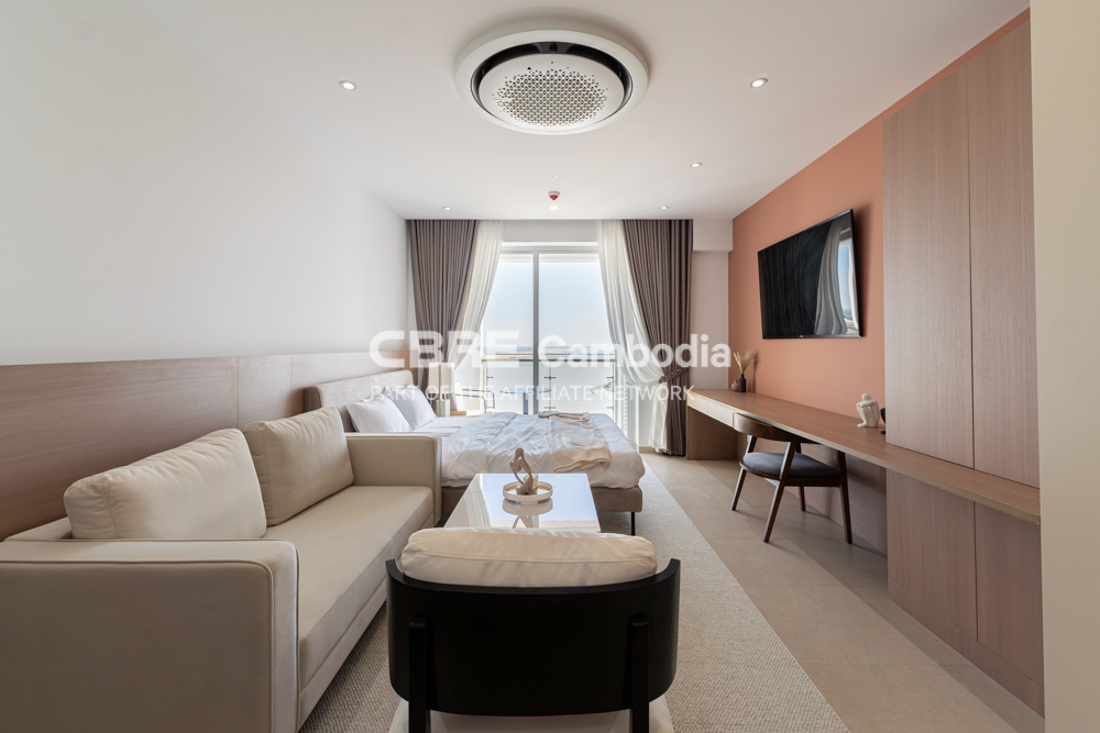 46SQM Studio Condo (Type SR) For Sale – Diamond Bay Garden | Koh Pich | Phnom Penh