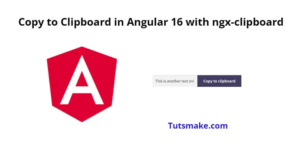 Angular 16 Copy to Clipboard Tutorial Example