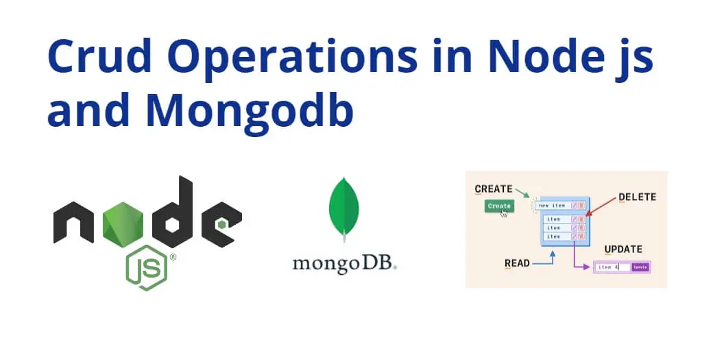 Node js Express MongoDB CRUD