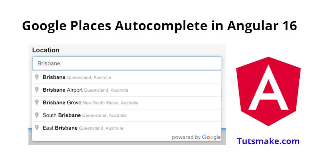 Angular 16 Google Places Autocomplete Example Tutorial