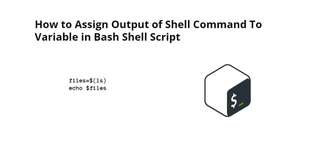 How to Assign Output of Shell Command To Variable in Bash Shell Script