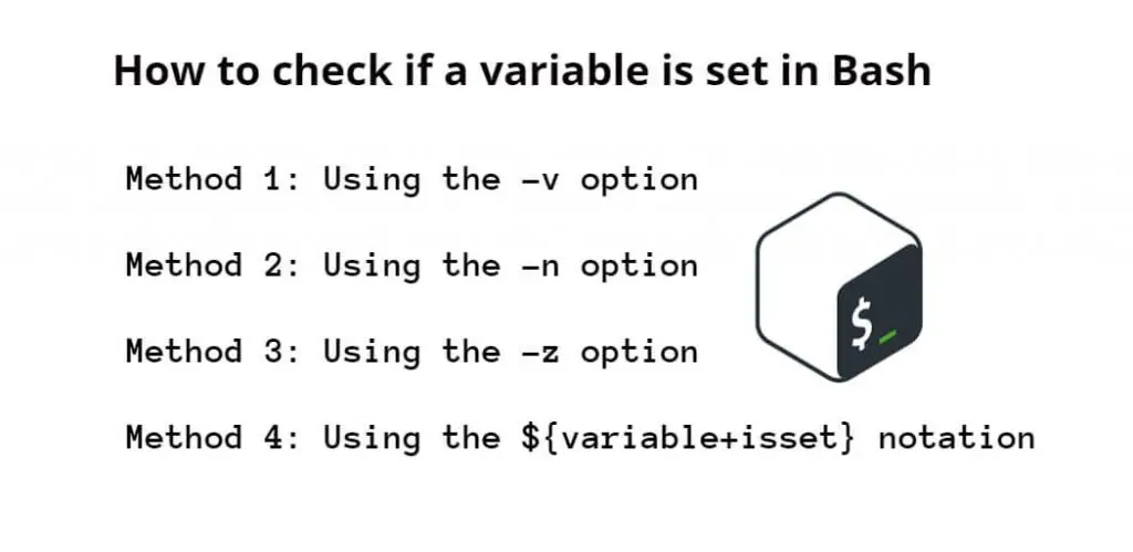 How to check if a variable is set in Bash