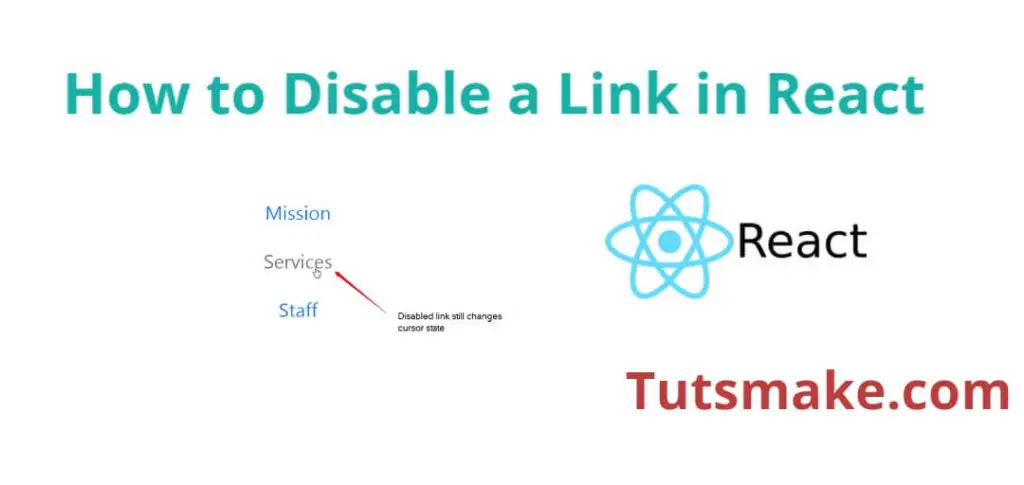 How to Disable a Link in React