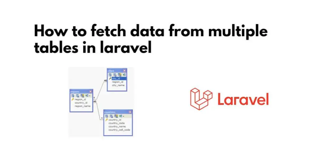 Laravel Get Data From Multiple Tables