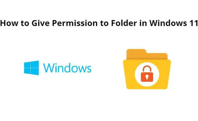 Change Folder Permission in Windows 11