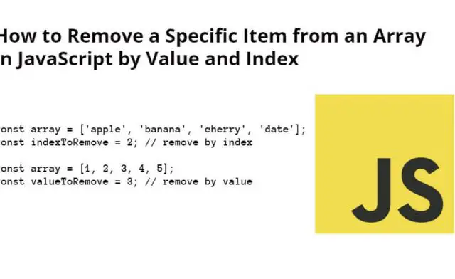 Remove a Specific Element from an Array in JavaScript