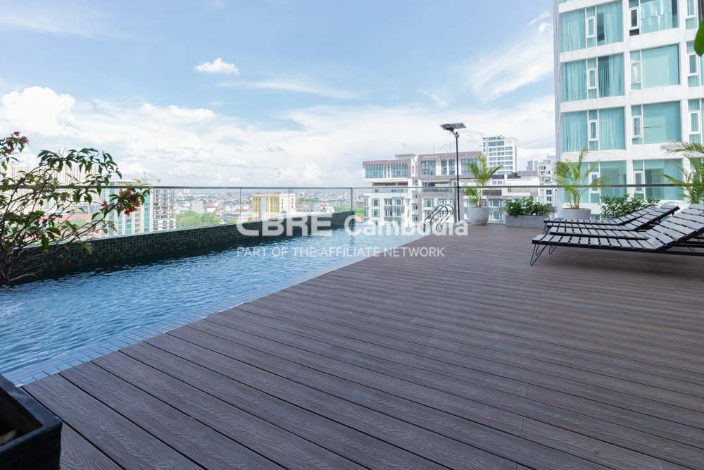 2 Bedroom Serviced Apartment For Rent | BKK1 | Phnom Penh