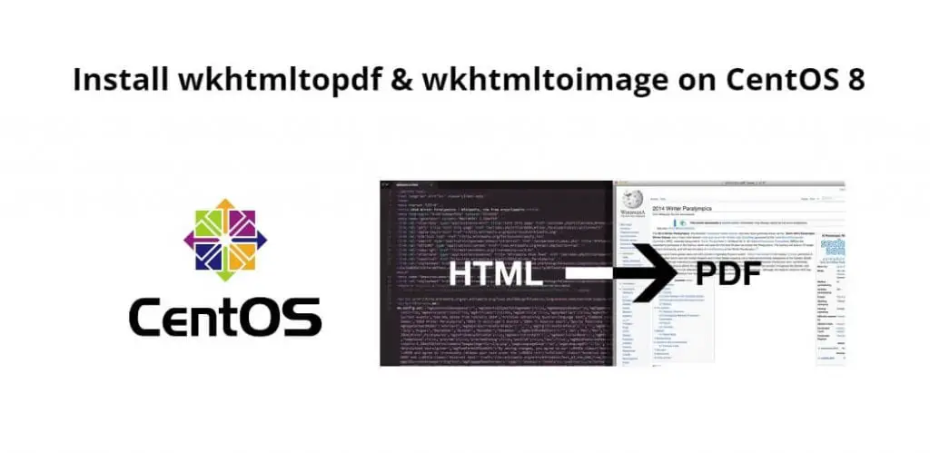 Install wkhtmltopdf & wkhtmltoimage on CentOS 8