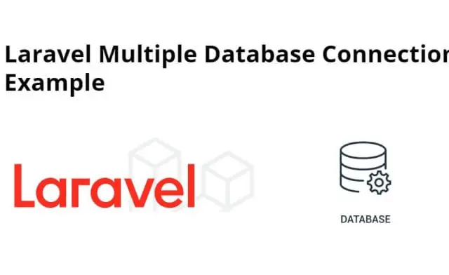 Laravel 10 Multiple Database Connection Example