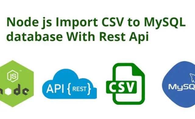 Node js Rest Api Import CSV File Data to MySQL Database