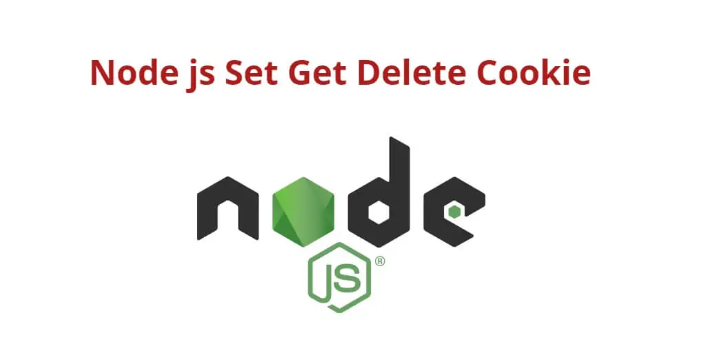 Node js Set Get Delete Cookie