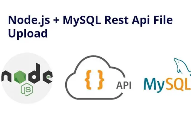 Node Js MySQL File Upload REST API Tutorial