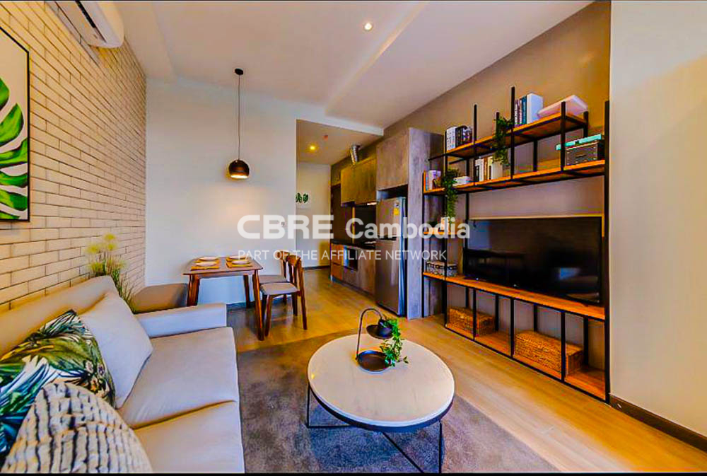 1 Bedroom Condo ( Type I ) For Sale – Golden One | BKK3 | Phnom Penh