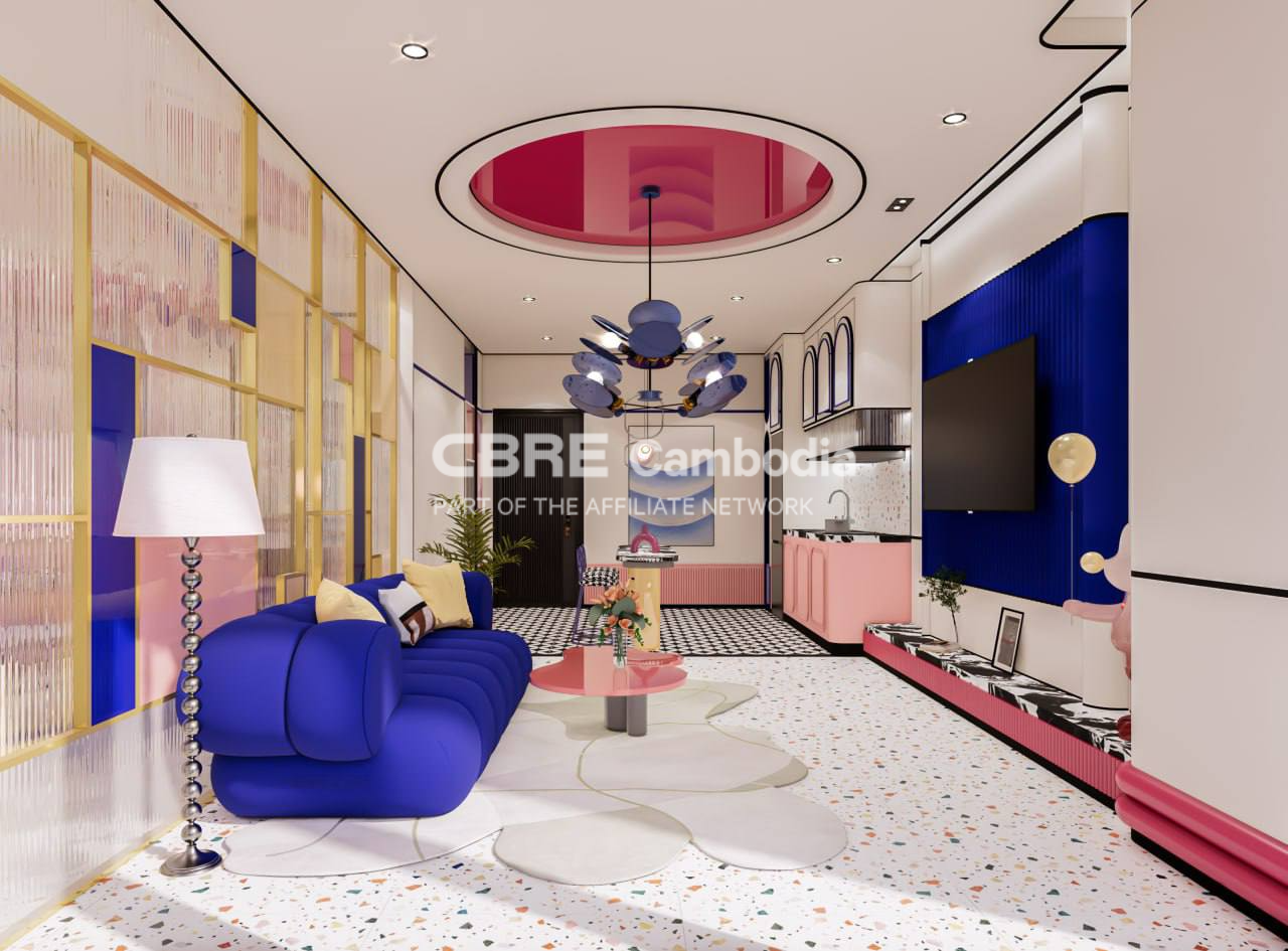 60 SQM 1 Bedroom Condo For Sale – Time Square 8 | Toul Tumpung | Phnom Penh
