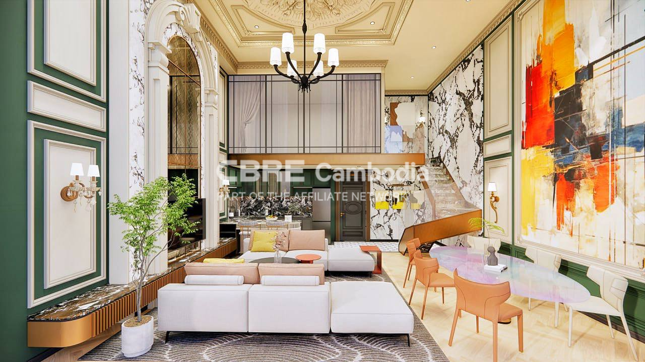 3 Bedroom Duplex Condo ( Type C ) For Sale – Time Square 7 | Toul Kork | Phnom Penh