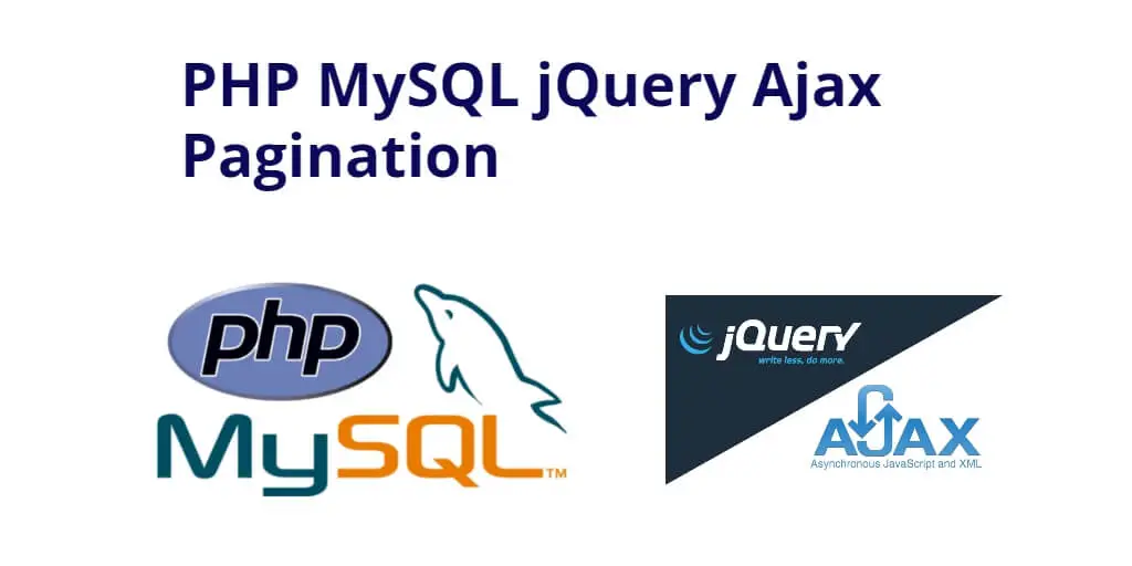 PHP MySQL Pagination using jQuery Ajax Example