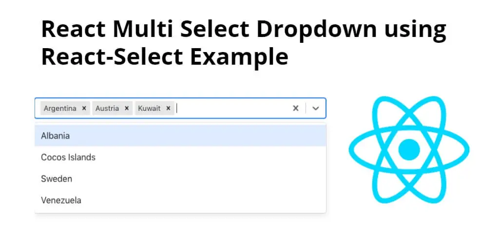 React Multi Select Dropdown using React-Select Example